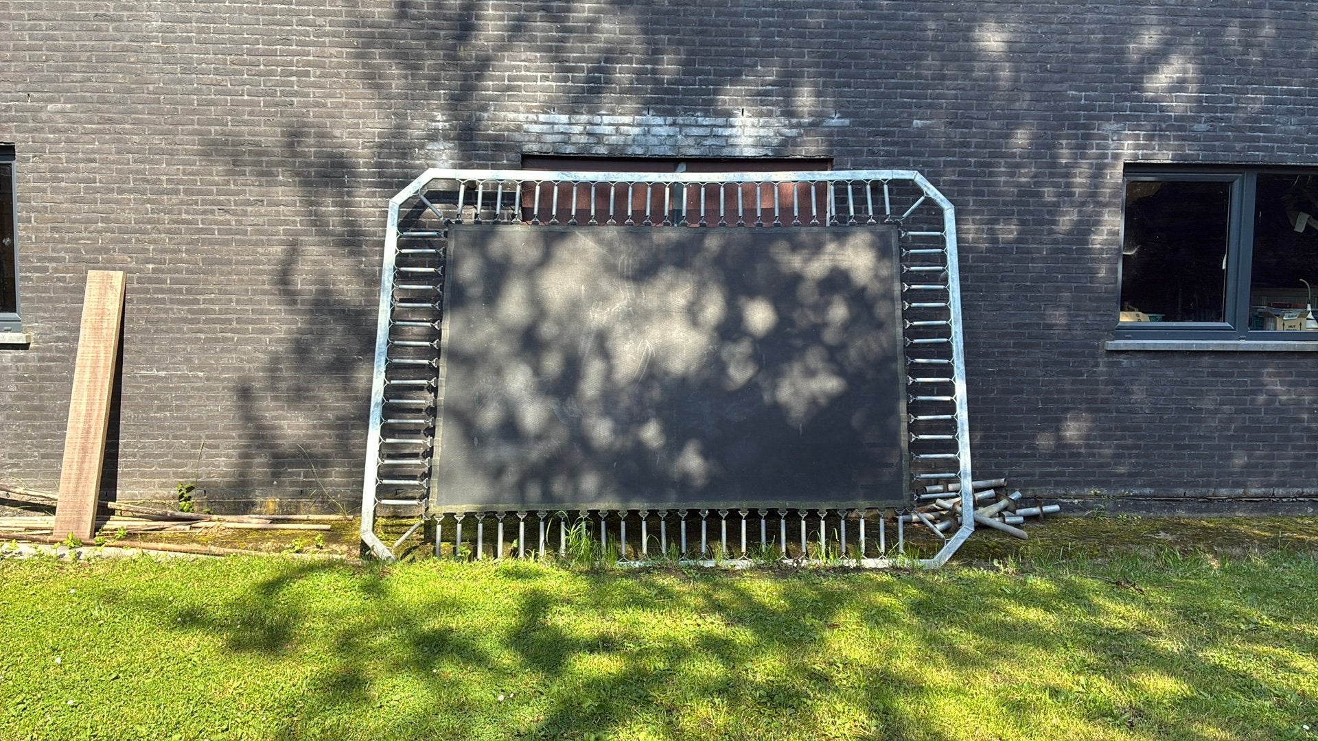 trampoline de montagne, Enlèvement, Utilisé
