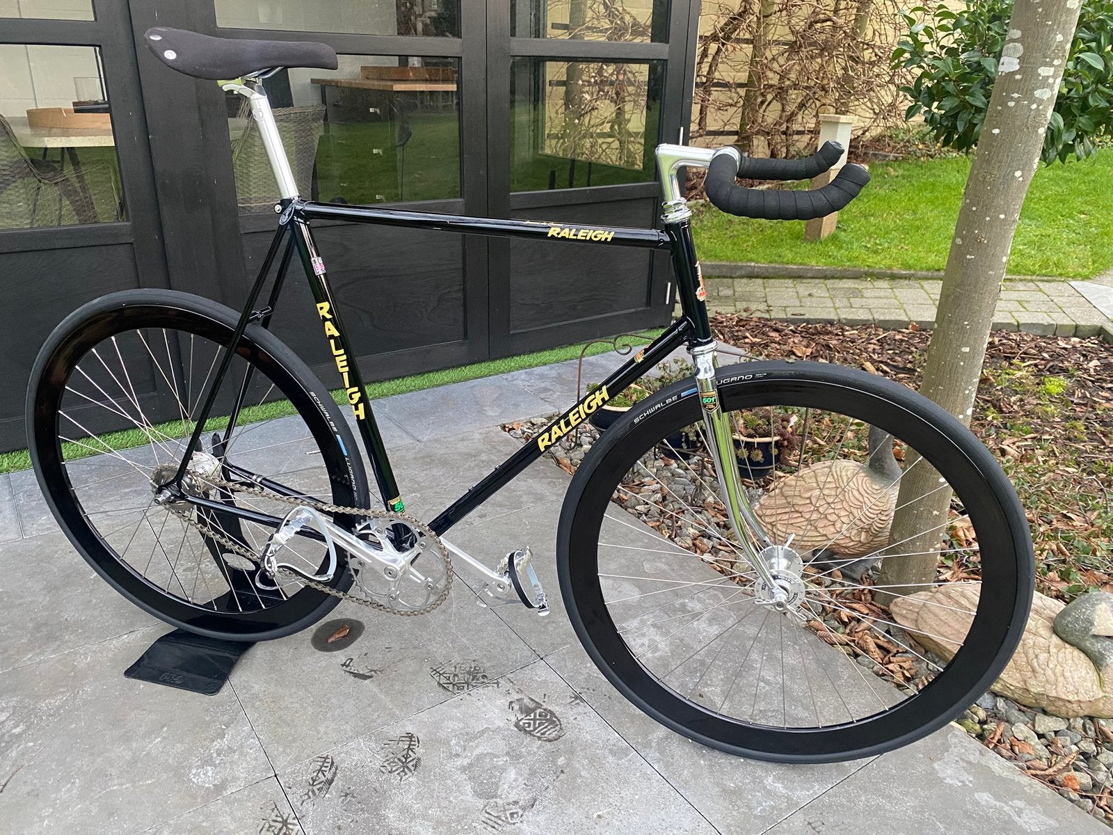 80’er Raleigh Fixie Fixed Gear Vast verzet Baanfiets-look, 26 inch, Zo goed als nieuw, 57 tot 61 cm, Ophalen