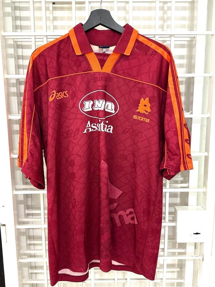 AS Roma Totti Voetbal Thuisshirt Orgineel 1995, Enlèvement ou Envoi