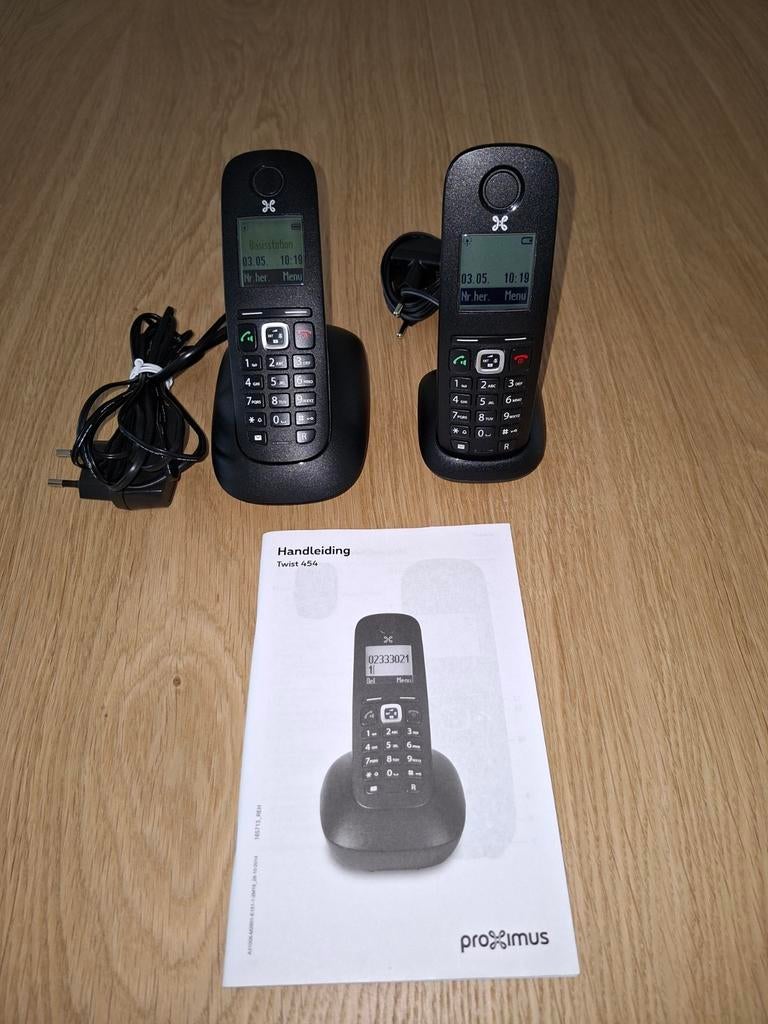 Duo vaste telefoon, Telecommunicatie, Ophalen