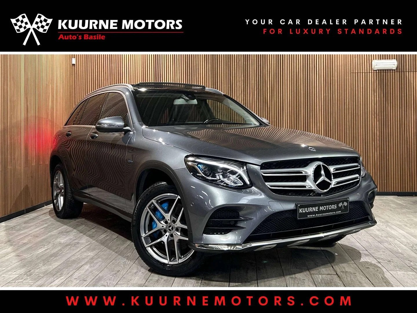 Mercedes-Benz GLC 350 e 4-Matic AMG Line Alu19"/Led/Pano/Cam, Auto's, Automaat, Gebruikt, 4 cilinders, Leder