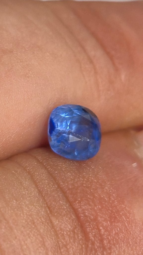 Natuurlijke Blauwe Saffier 1,37 ct – Met ALGT Certificaat, Ophalen, Nieuw