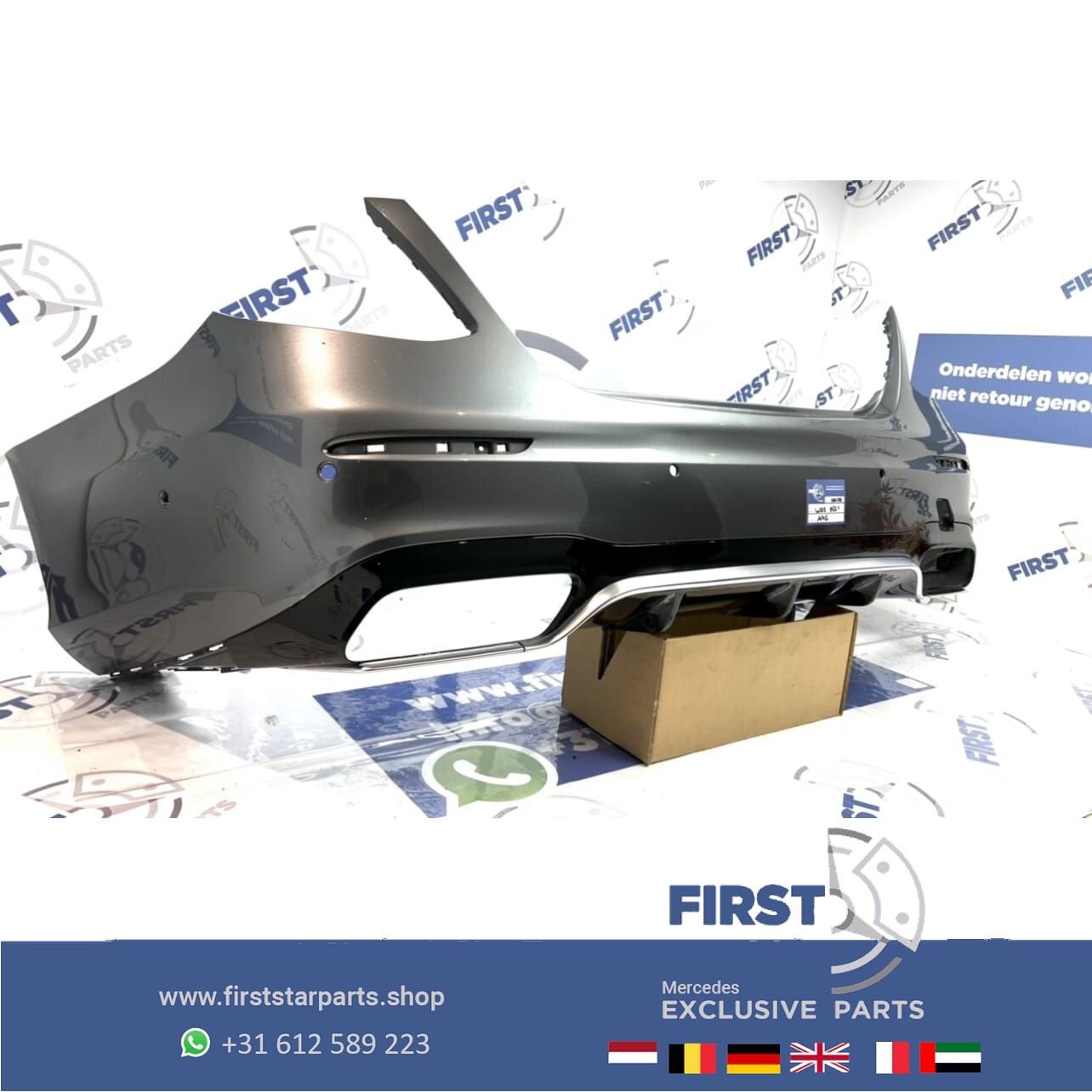 W213 E63 E63S AMG ACHTERBUMPER + DIFFUSER Mercedes E Klasse, Arrière, Utilisé, -, -