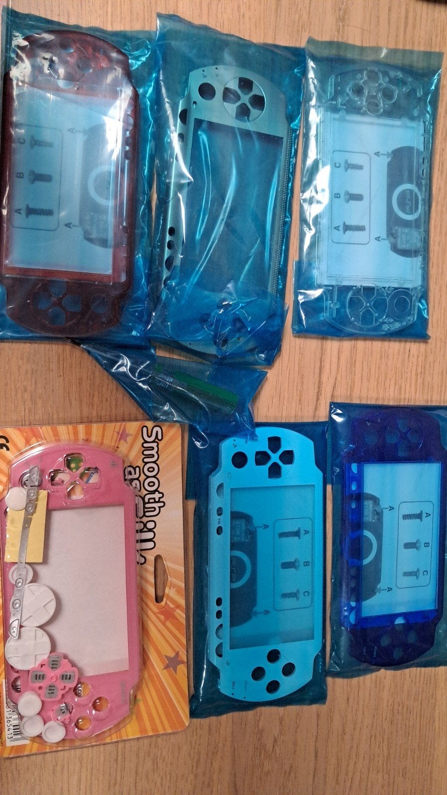 6 covers voor psp, Games en Spelcomputers, Spelcomputers | Sony PSP, Ophalen, PSP