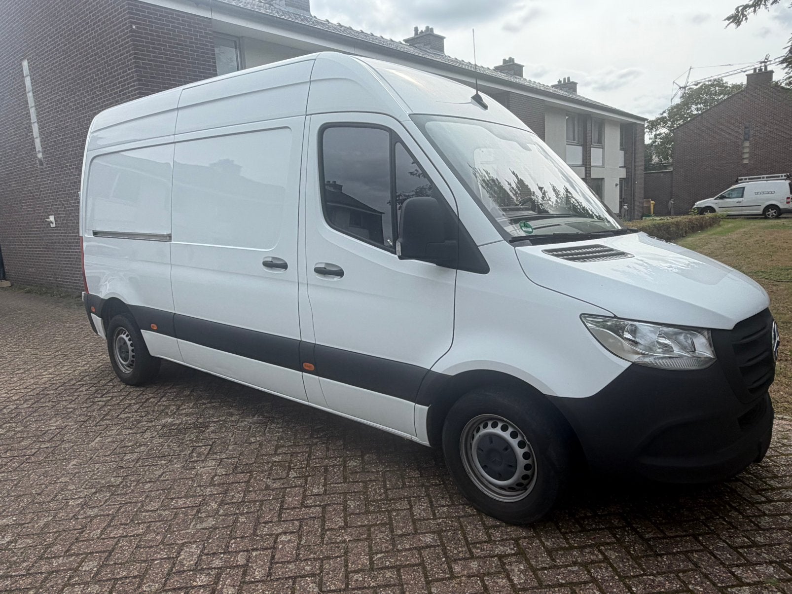 Mercedes sprinter 214 cdi, Stof, Wit, Mercedes-Benz, 5 deurs
