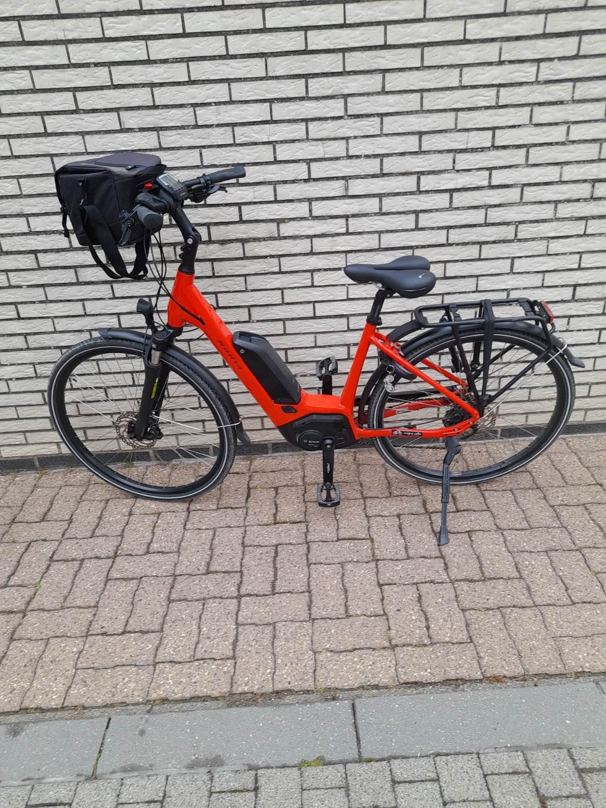 Mooie rode elektrische Norta fiets, Vélos & Vélomoteurs, Vélos électriques, Enlèvement, Comme neuf