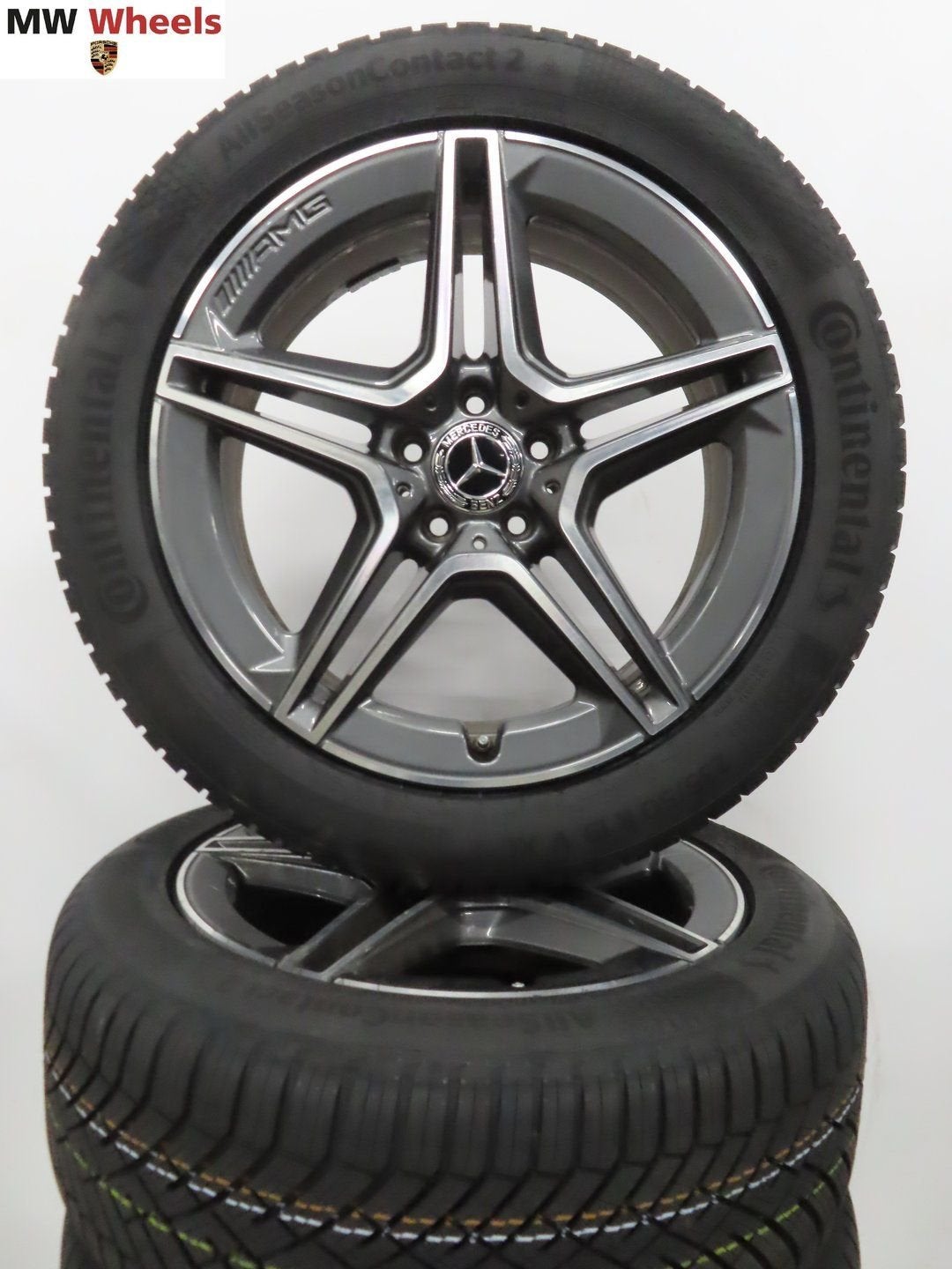 Originele Mercedes GLA en GLB AMG 19 inch velgen all season, Autos : Pièces & Accessoires, Pneus & Jantes, Pneus et Jantes, 4 Saisons