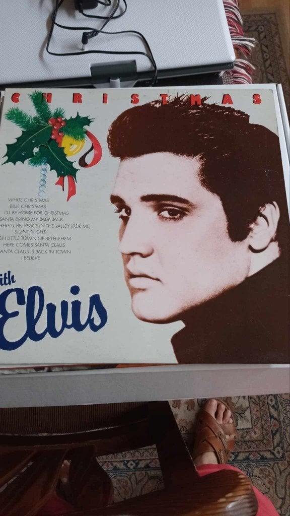 Elvis lp, Christmas with Elvis, Portugese persing. 10 euro., Enlèvement ou Envoi, Rock 'n' roll, Utilisé, Import