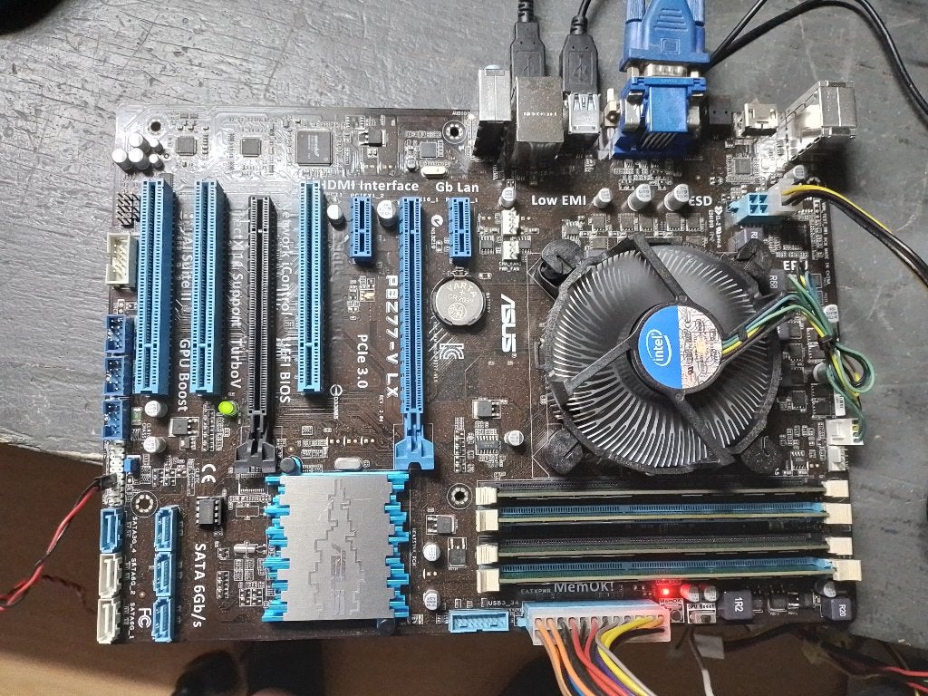 moederbord asus i7 met k cpu, Ophalen, Zo goed als nieuw, Intel, DDR3
