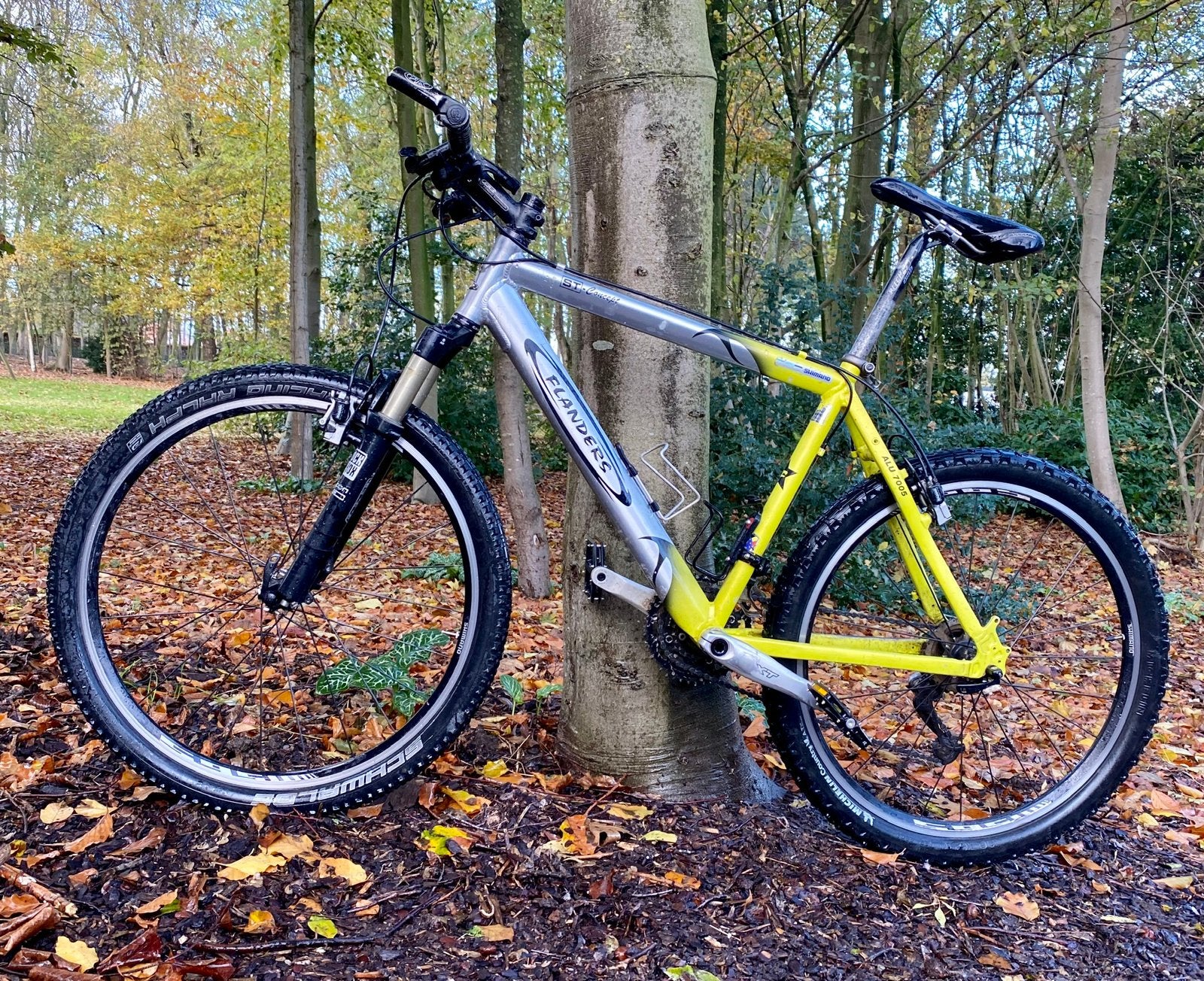 26inch mountainbike, Vélos & Vélomoteurs, Vélos | VTT & Mountainbikes, Autres marques, Frein sur jante, 45 à 49 cm, Enlèvement