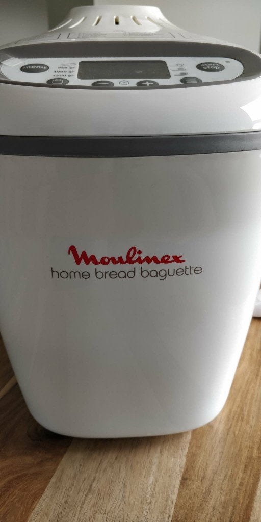 moulinex broodbakmachine, 1 jaar oud 85 euro, Fenêtre transparente, Comme neuf, Enlèvement, 1200 à 1600 grammes de pâte