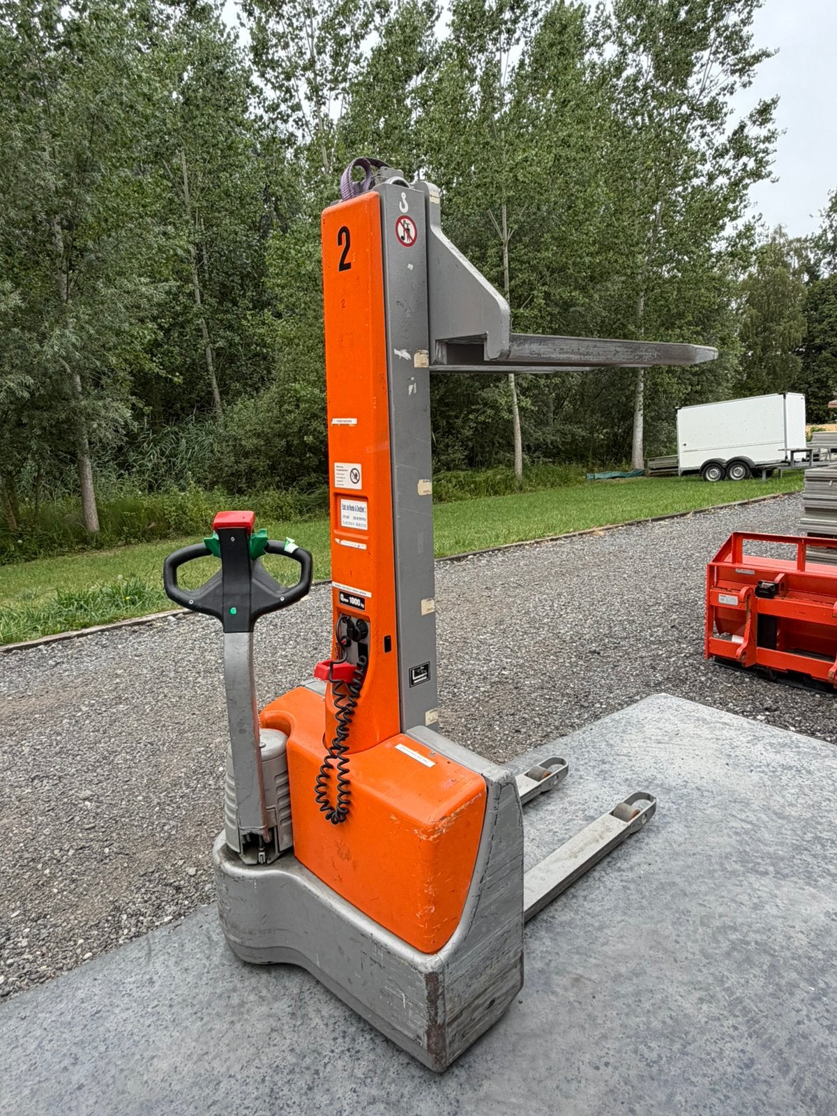 Elektrische stapelaar, steinbock, Doe-het-zelf en Bouw, Palletwagens en Pompwagens, Ophalen, Gebruikt