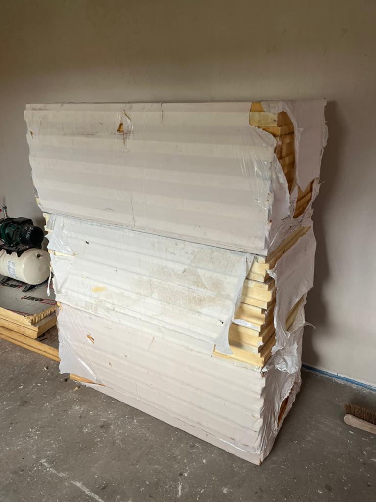 Idelco PIR isolatieplaat 120 x 60 cm 10 cm (Rd 4.5) 10.8m², Doe-het-zelf en Bouw, Isolatie en Afdichting, Ophalen, Zo goed als nieuw