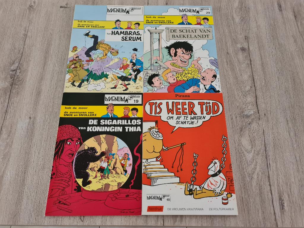 4 strips Magnum reeks + 1 gratis, Livres, BD, Plusieurs BD, Enlèvement ou Envoi, Comme neuf