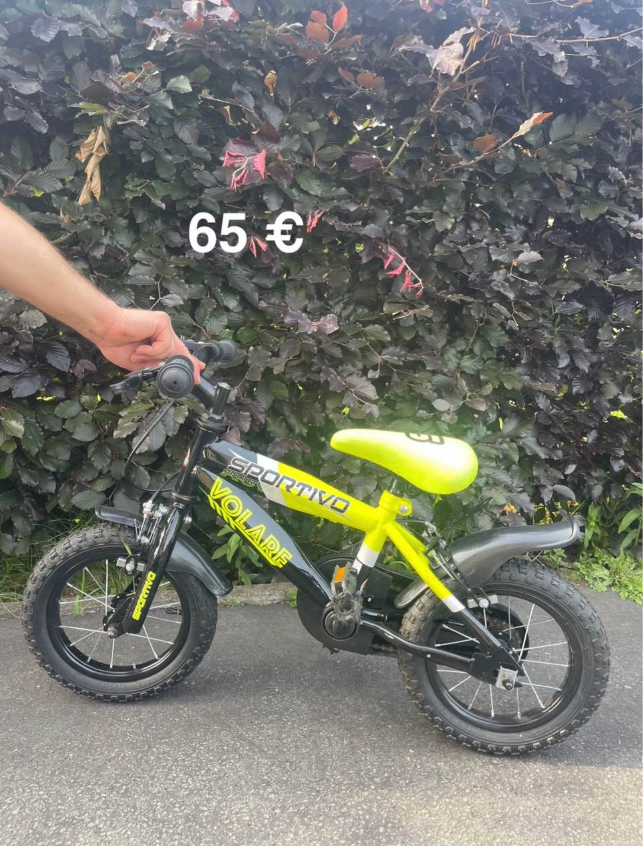 Fiets 12", Ophalen, Zo goed als nieuw
