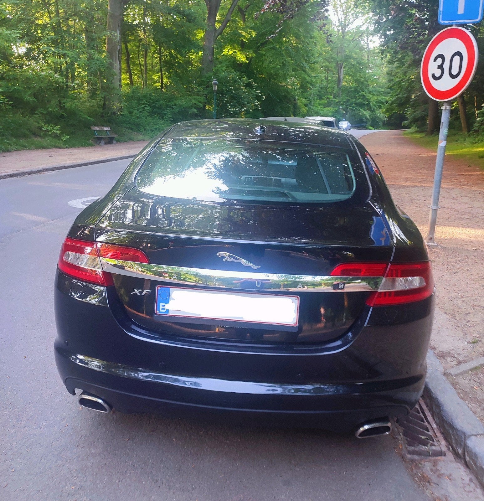 Jaguar XF 2.7 V6 Diesel, avec ou sans CT, mécanique ok, Autos, Cuir, Achat, Entretenue par le concessionnaire, Noir