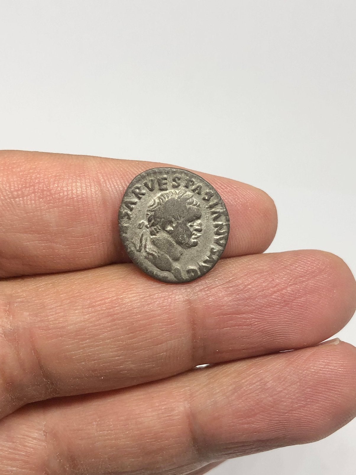 Monnaie romaine, denier Vespasien (69-79 AD), Envoi, Italie, Monnaie en vrac, Argent