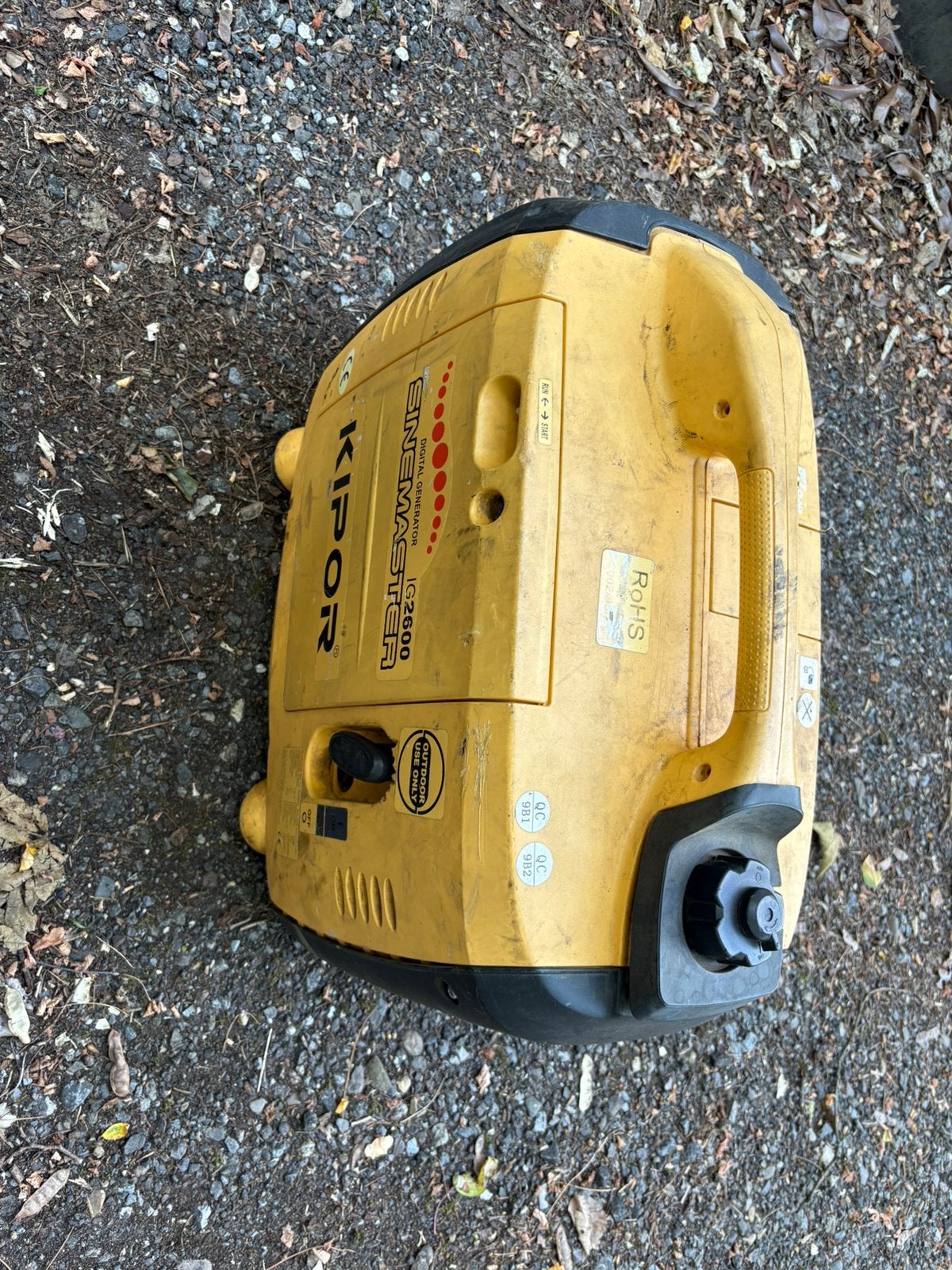 Kipor ig2600 generator, Doe-het-zelf en Bouw, Aggregaten, Ophalen, Zo goed als nieuw