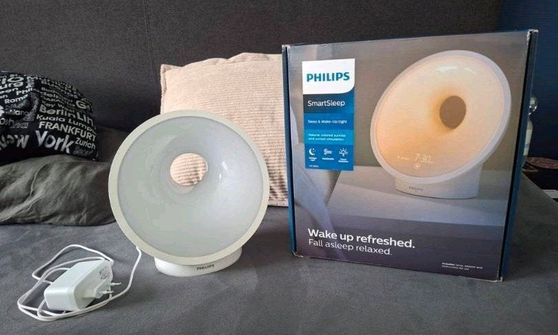Lampe de réveil Philips SmartSleep HF3654/01, Enlèvement ou Envoi, Comme neuf, Digital
