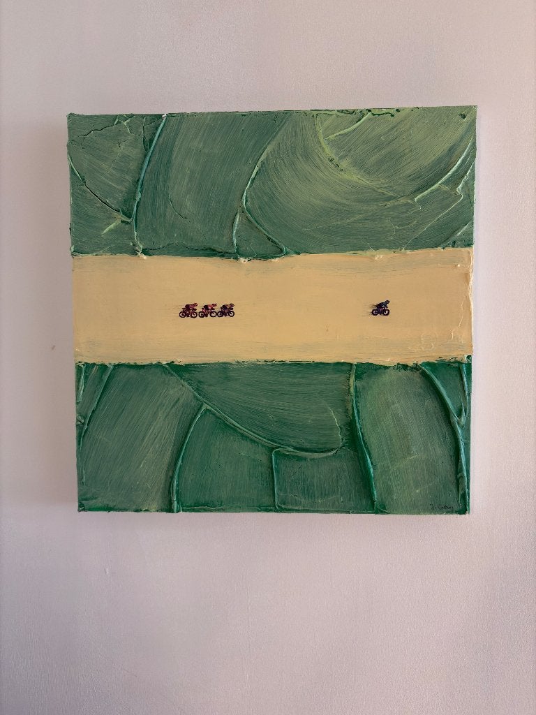 Schilderij Kunstwerk Tour de France, Ophalen, Landschap