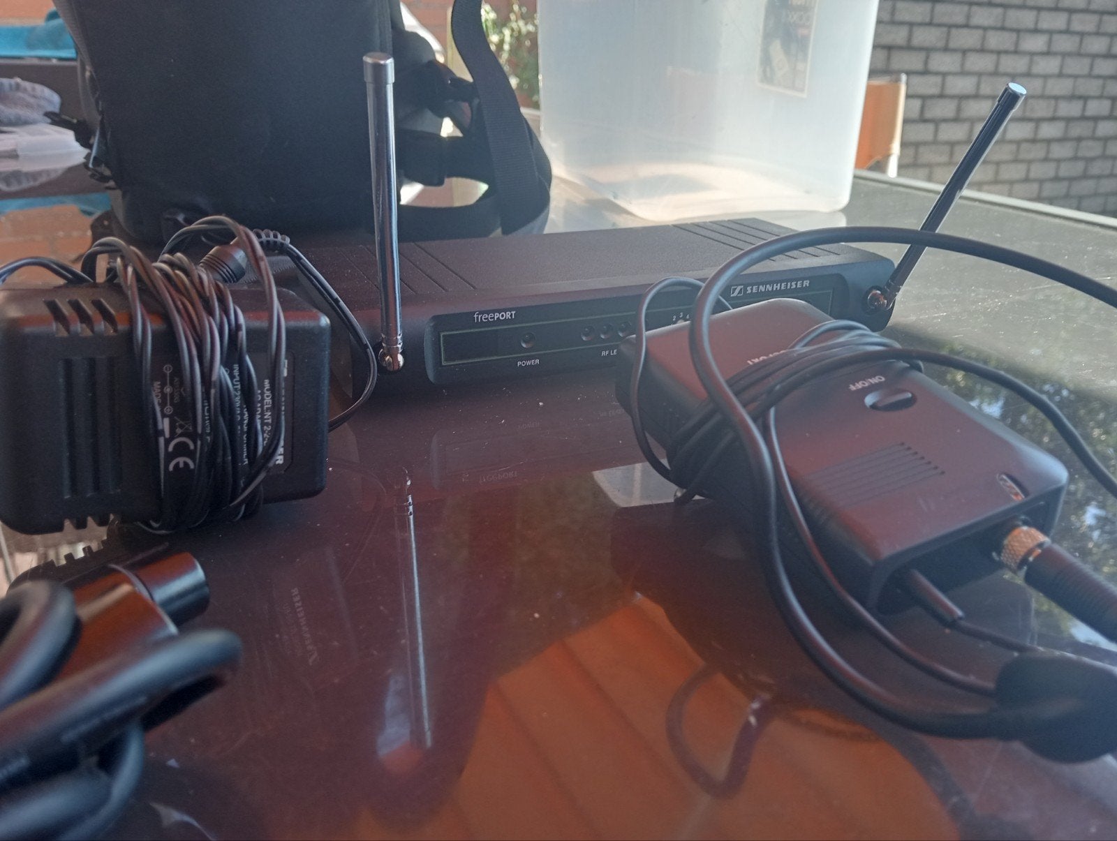 Sennheiser freeport EM1E . HEADSET ME3. Bodypack. SK2E, Ophalen, Zo goed als nieuw, Draadloos
