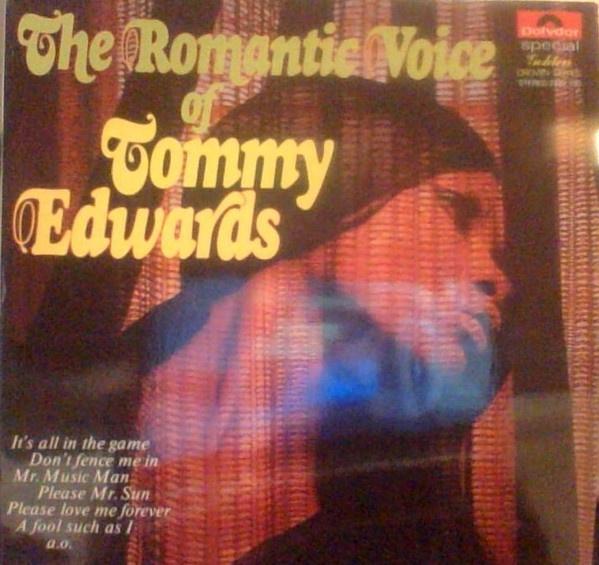 Tommy Edwards ‎– The Romantic Voice Of - Lp, CD & DVD, Vinyles | Pop, Utilisé, Pochette photo, Avec pochette intérieure, 1960 - 1969