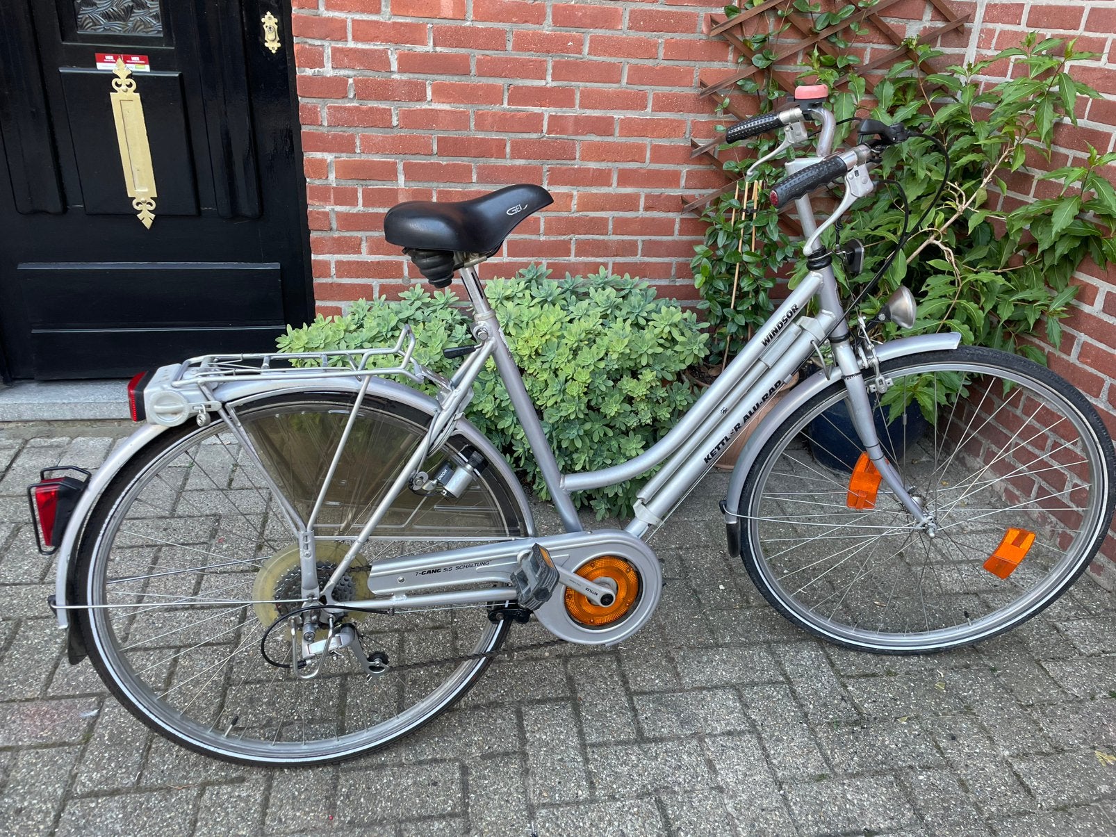 Damesfiets te koop, Vélos & Vélomoteurs, Autres marques, Frein sur jante, Moins de 10 vitesses, Comme neuf