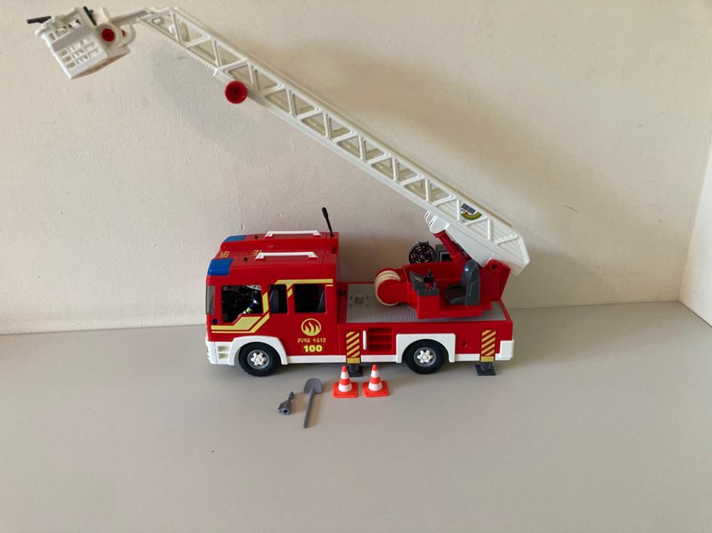 Camion de pompiers Playmobil, Enlèvement ou Envoi, Comme neuf