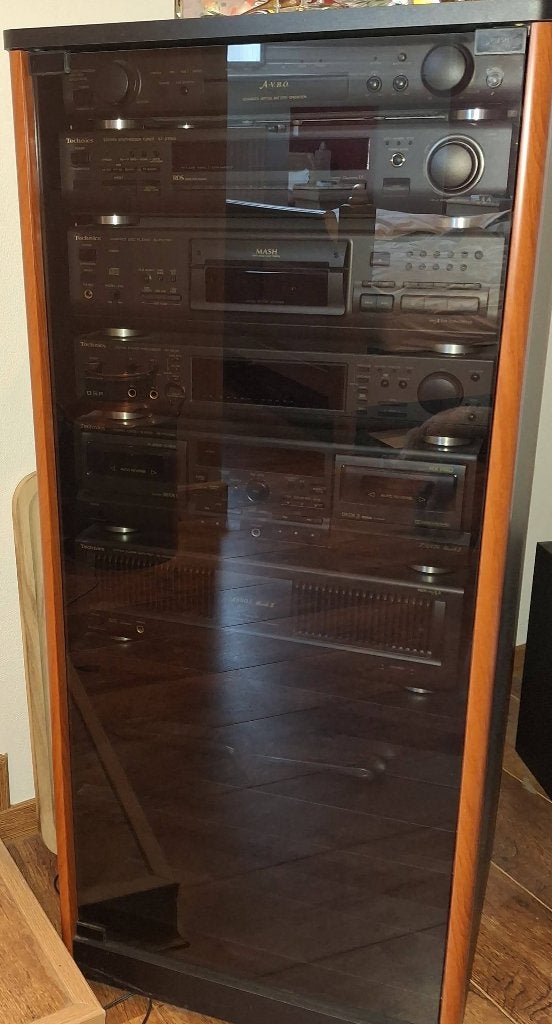 Technics stereo keten met meubel, Ophalen, Zo goed als nieuw, Cassettedeck, Overige merken