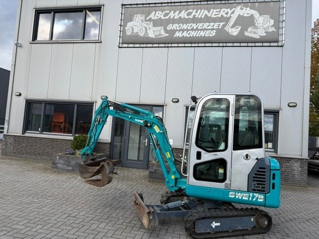 Sunsward SWE17 bj13 2800u SLP/SRT Minigraver Minikraan ZGST, Enlèvement, Excavatrice
