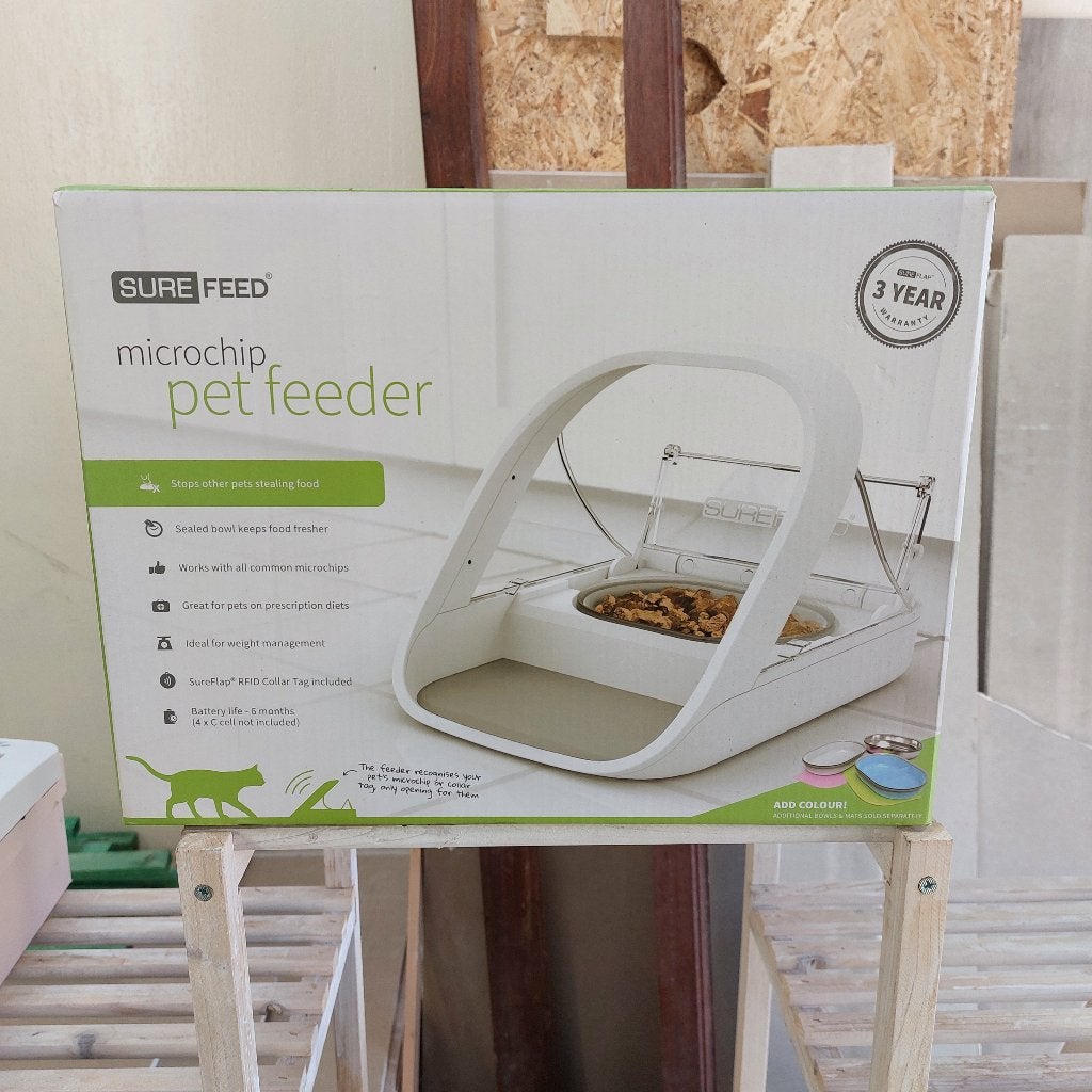 Pet feeder, Ophalen, Nieuw
