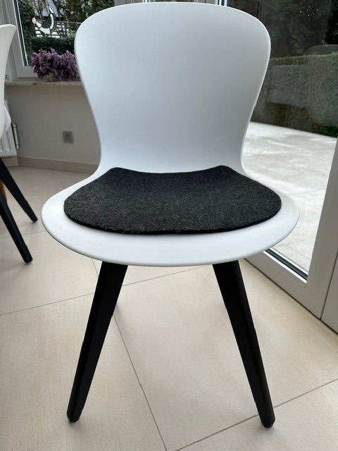 4 stoelen te koop Bo Concept, Maison & Meubles, Comme neuf, Enlèvement, Blanc, Quatre