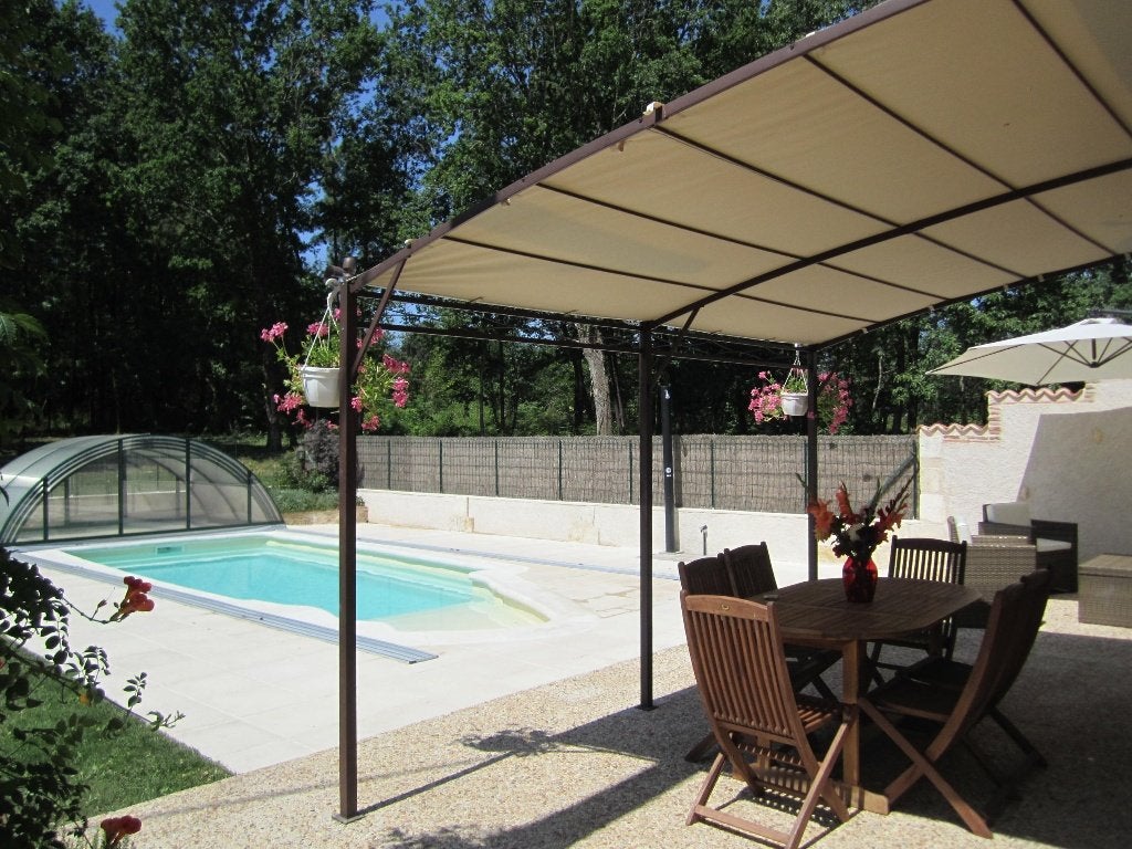 Huis,airconditioning,rust,natuur,overdektzwembad,verwarmd28C, Vakantie, In bos, Dorp, Afwasmachine, Dordogne