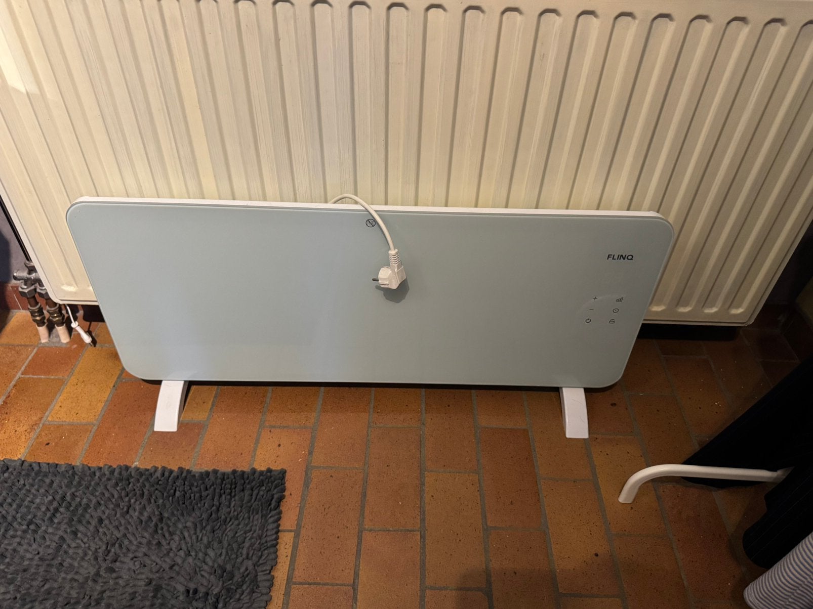 FLINQ elektrische convectorkachel – wit, Enlèvement, Utilisé, Autres types
