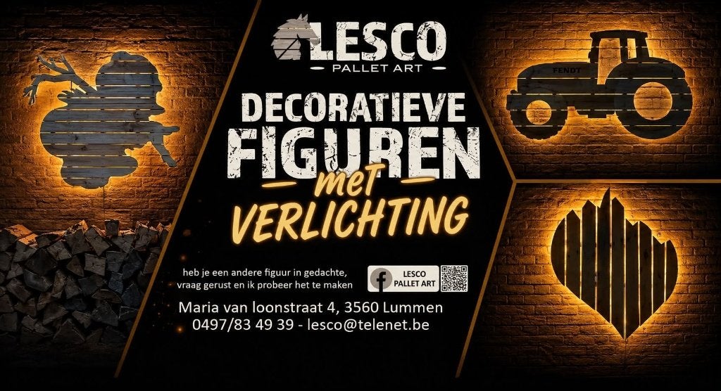 decoratieve figuren met verlichting, Ophalen, Nieuw