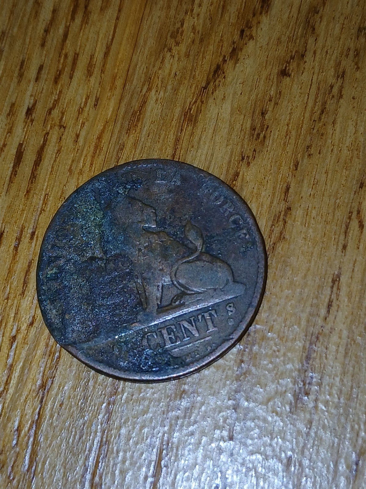 muntstuk uit 1845 en 1874, Ophalen of Verzenden