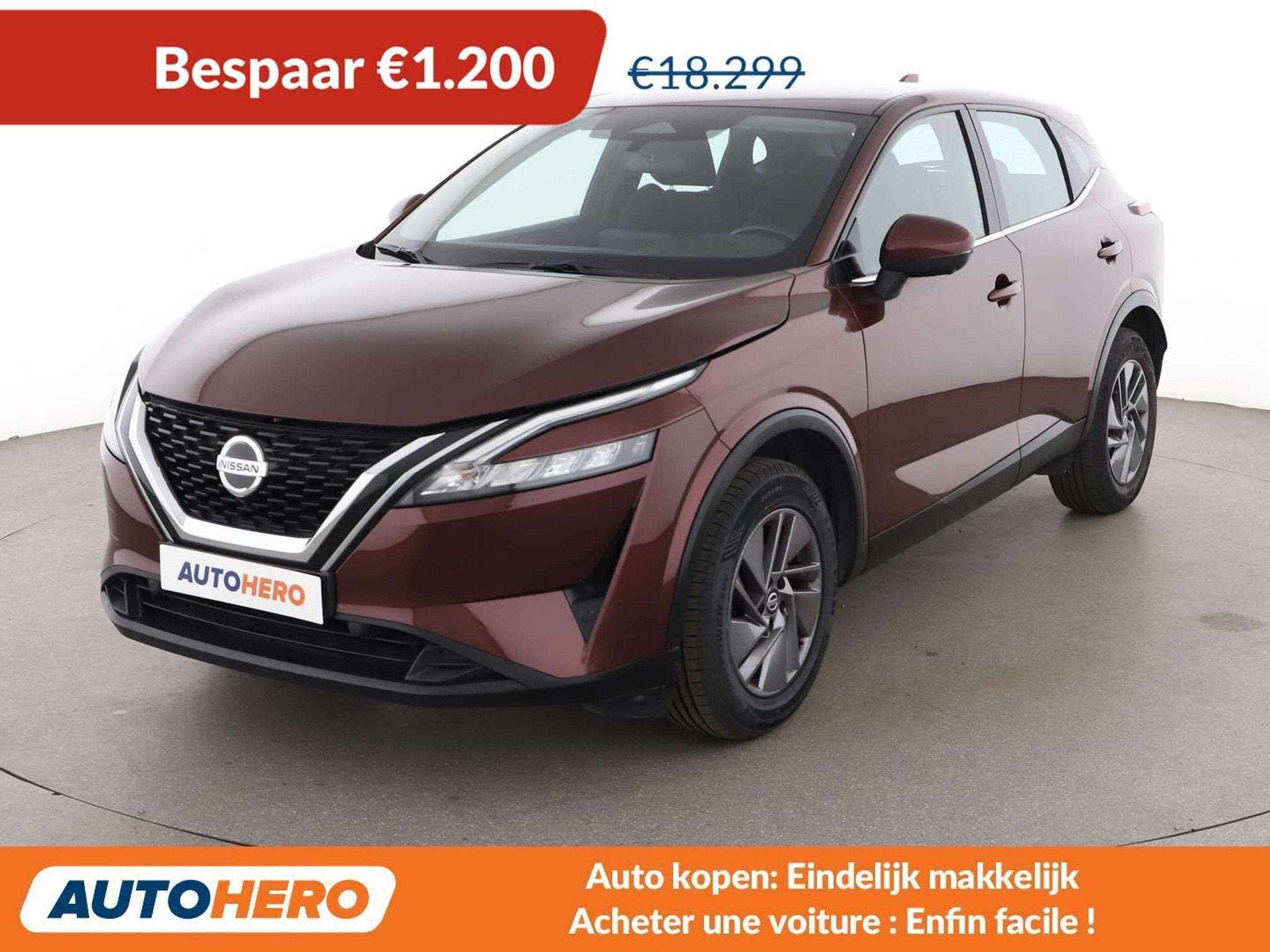 Nissan QASHQAI 1.3 DIG-T Mild-Hybrid N-Connecta, Rouge, 1332 cm³, Achat, Euro 6