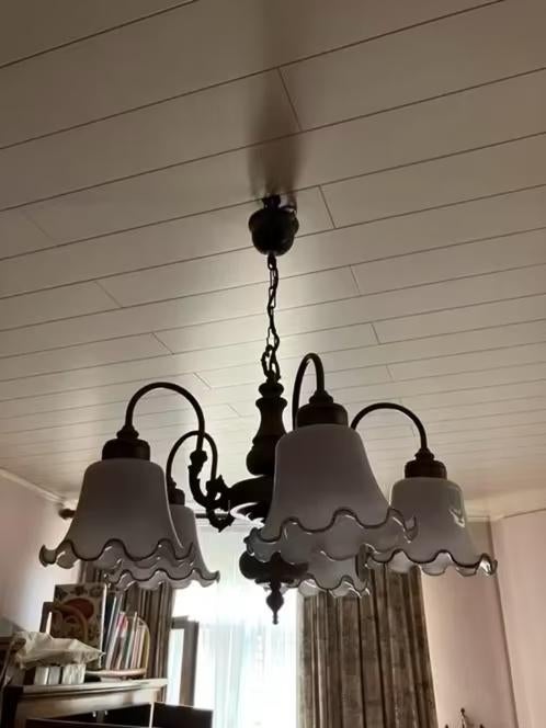 Luster verlichtingsarmatuur  lamp verlichting plafondlamp, Diversen, Ophalen, Gebruikt