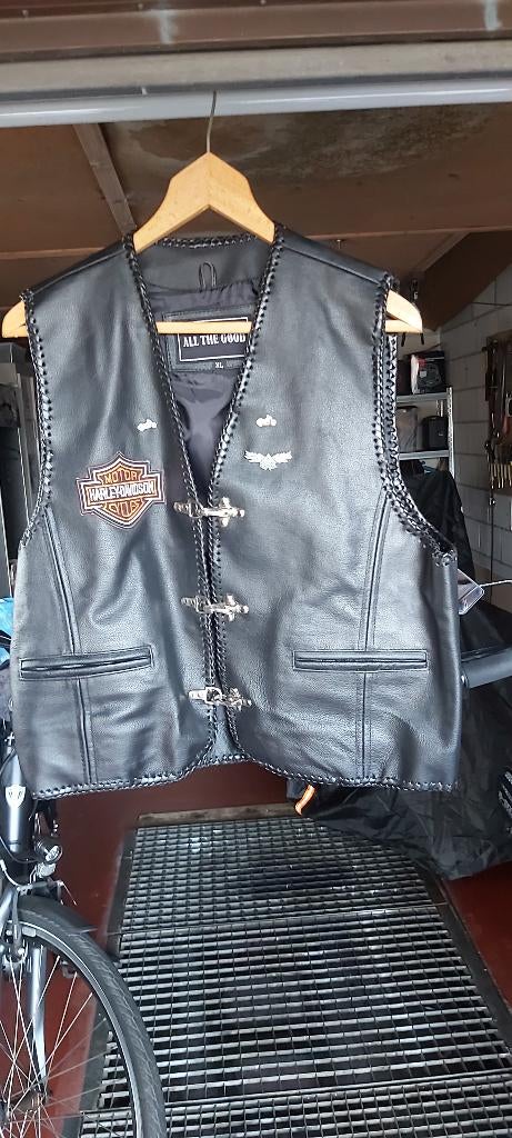 Bikervest, Heren, Jas | leer, Ophalen of Verzenden, Overige
