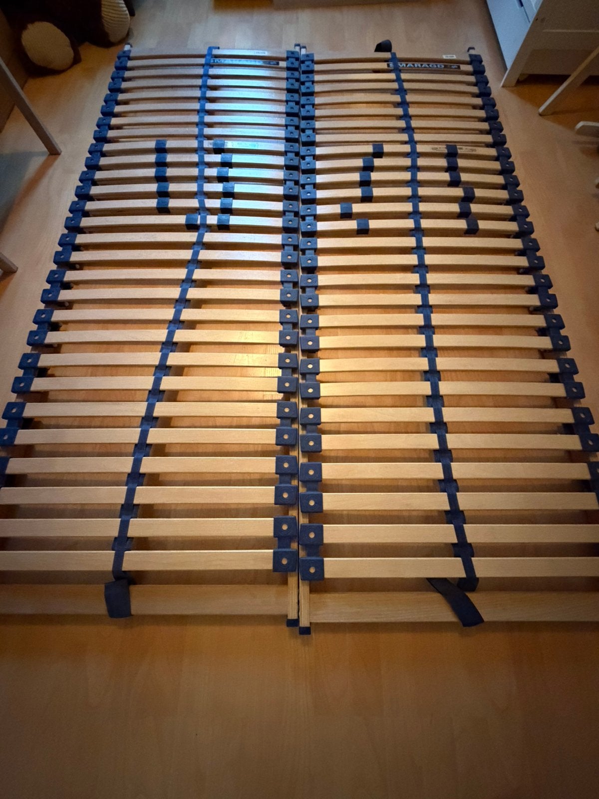 Dubbele lattenbodem 70x200 inclusief matras, Huis en Inrichting, Ophalen, Gebruikt, 140 cm, Twijfelaar