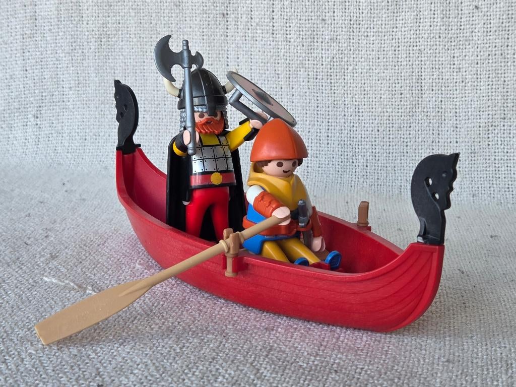 Playmobil Vikingboot (3156), Ophalen of Verzenden, Gebruikt, Complete set