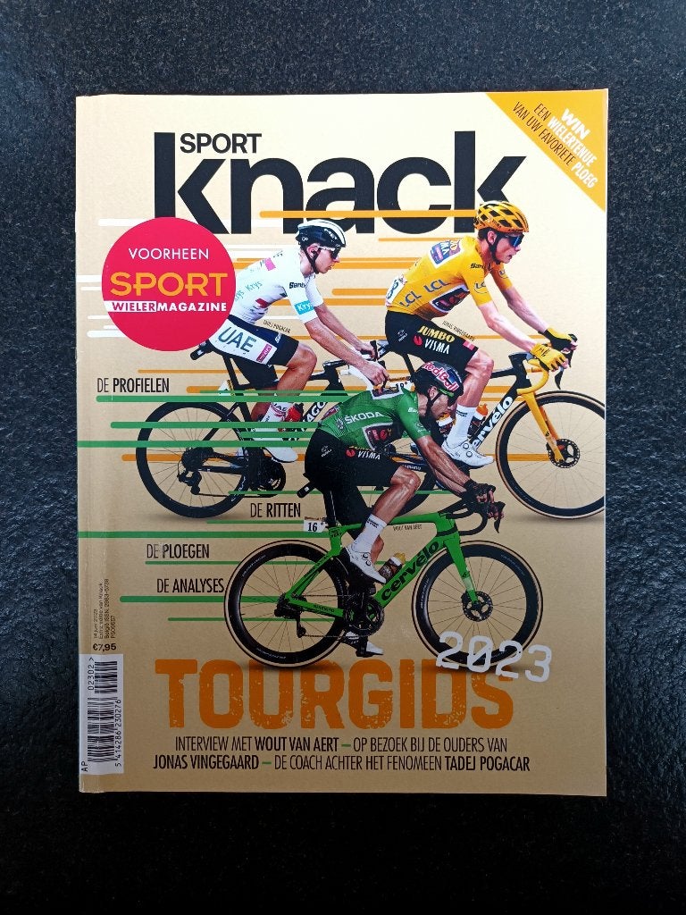 Knack Sport - Tourgids 2023, Ophalen of Verzenden, Zo goed als nieuw, Sport en Vrije tijd