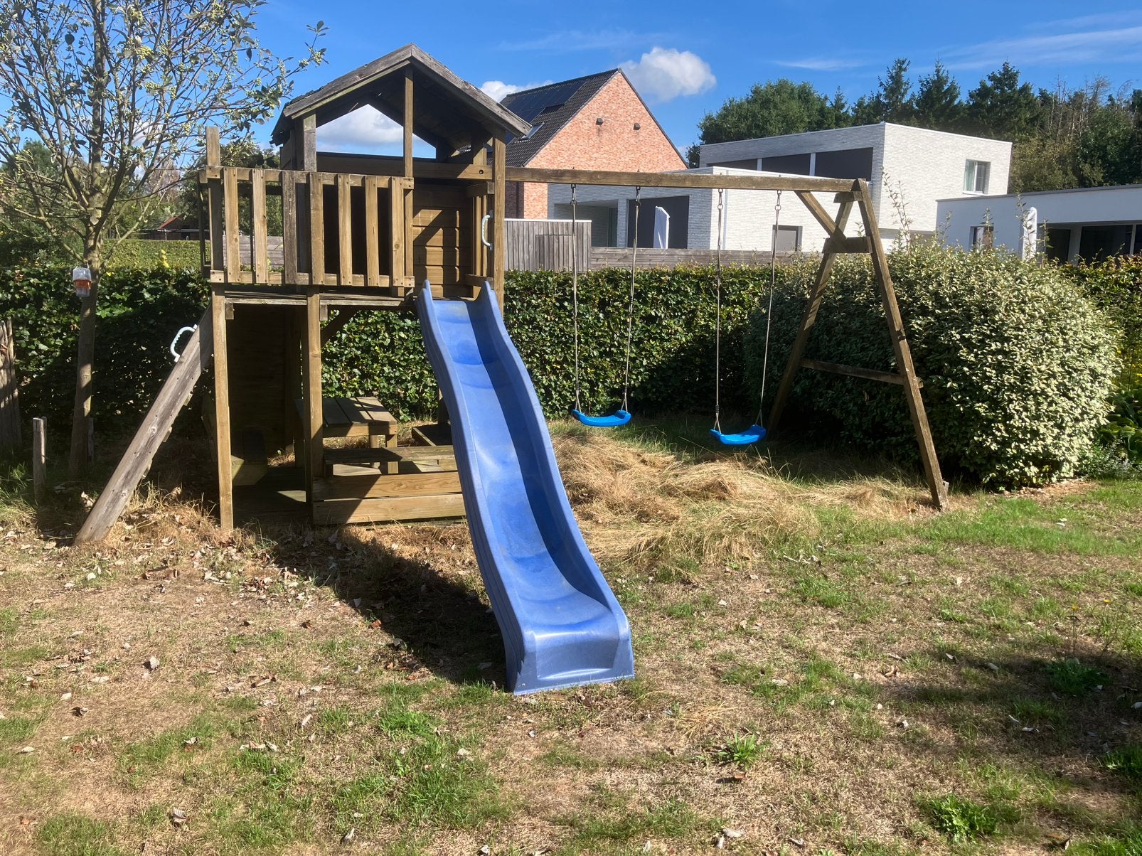 Houten speeltoestel, Enlèvement, Utilisé, Toboggan