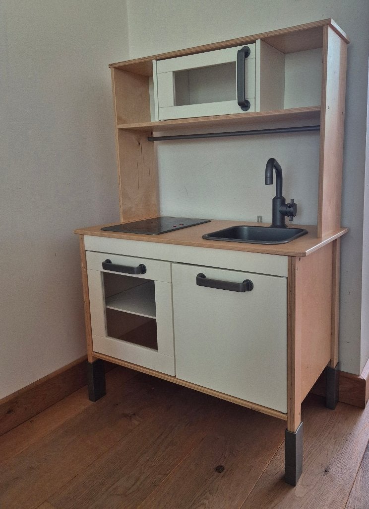 Ikea Duktig speelkeuken + houten keukenspullen, Ophalen, Gebruikt, Hout, Speelkeuken