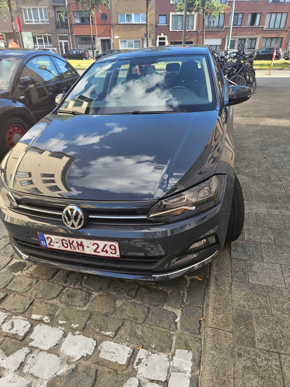 VOLKSWAGEN POLO 1.6TDI 2019 200000KM AC ZOMEENEMEN EURO6D, Auto's, Voorwielaandrijving, Stof, Euro 6, Particulier