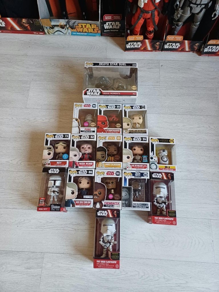 lot star Wars 17 Funko pop rare neuve, Enlèvement, Neuf