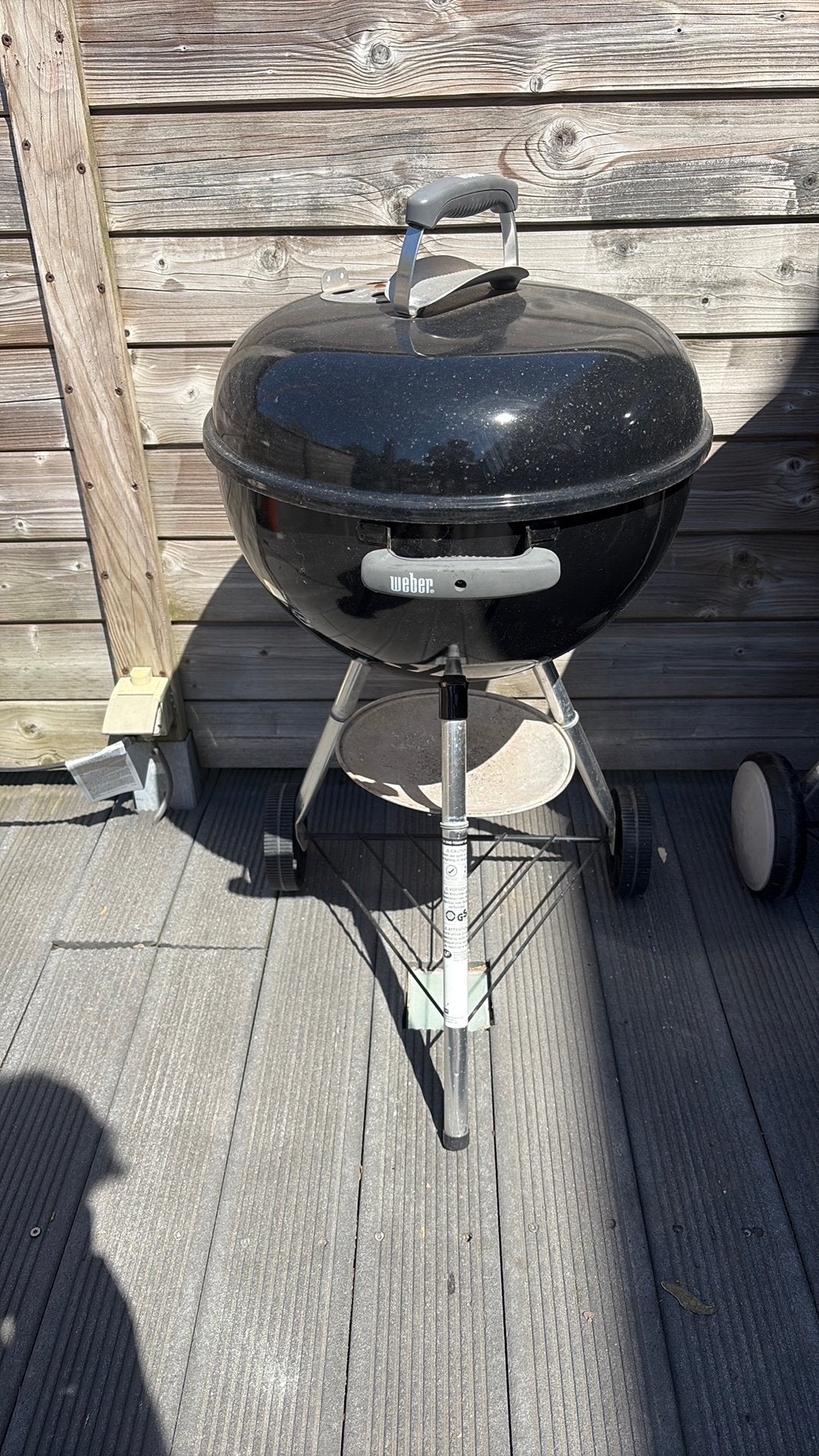 Weber barbecue 47cm + kolen chimney, Ophalen, Zo goed als nieuw