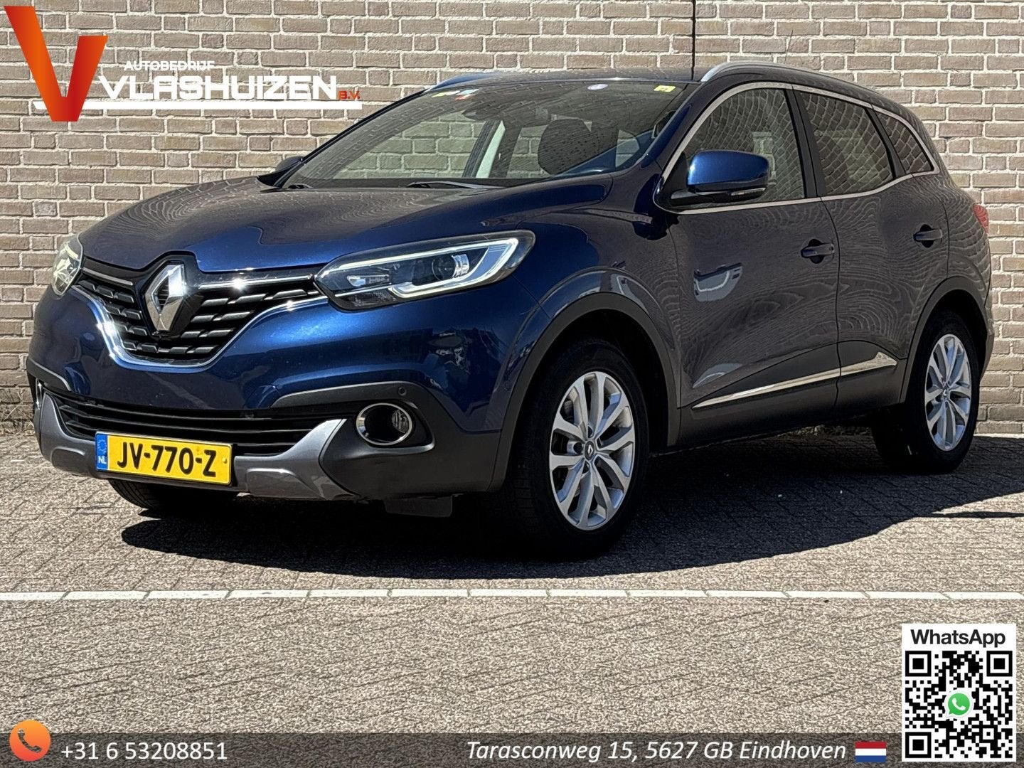 Renault Kadjar 1.2 TCe Intens | Navi | 1/2 Leder | Camera |, Auto's, Renault, Kadjar, Blauw, Bedrijf, Handgeschakeld