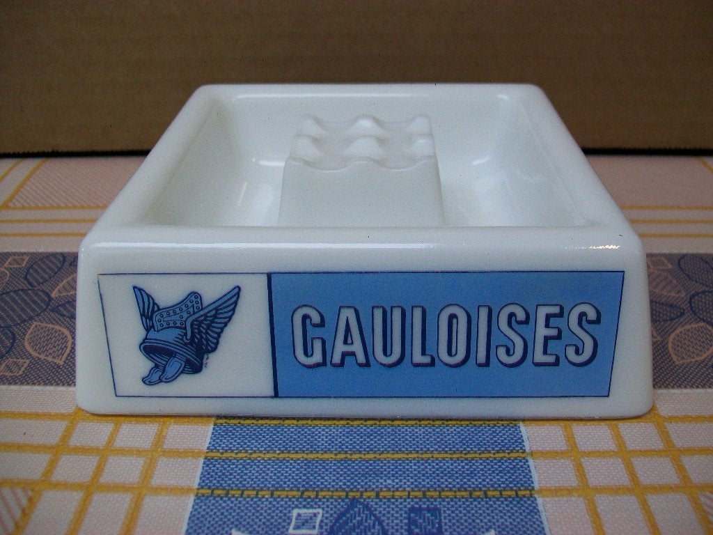 Asbak Gauloises Cigarette Cendrier Ashtray Vintage Retro, Collections, Enlèvement ou Envoi, Comme neuf, Cendrier
