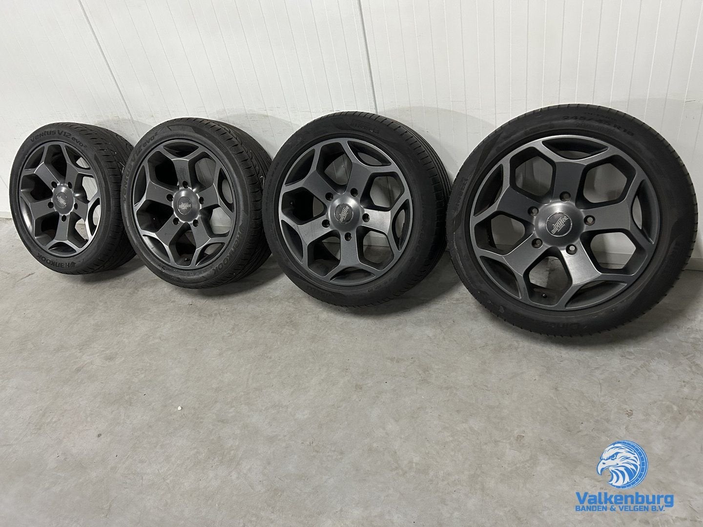 6.5mm! Ford Transit Custom 18 inch antraciete velgen 5x160 z, Auto-onderdelen, Banden en Velgen, 18 inch, -, -, Banden en Velgen